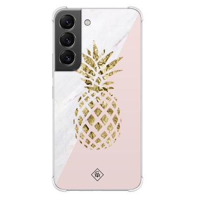 Samsung Galaxy S22 shockproof hoesje - Ananas Samsung Galaxy S22 shockproof hoesje - Ananas