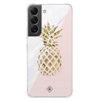 Samsung Galaxy S22 shockproof hoesje - Ananas - thumbnail