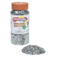 Colorations - biologische afbreekbare glitter - zilver, 113 gram - thumbnail