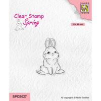Nellie's Choice • spring clear stempels cute rabbit-2 - thumbnail