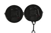 Tafelklok Home ESPRIT Wit Zwart Zilverkleurig - thumbnail