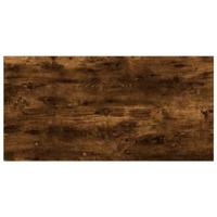 Wandschappen 4 st 40x20x1,5 cm bewerkt hout gerookt eikenkleur - thumbnail