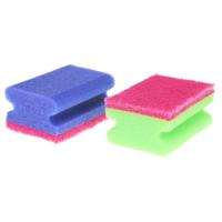 Sorbo schuurspons met greep colour 6st - thumbnail