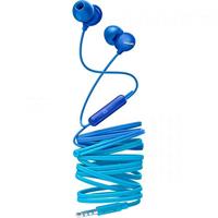 Philips In Ears Kopfhörer SHE2405BL/00 Kopfhörer In Ear mit Mikrofon (Integriertes Mikrofon, 8,6-mm-Treiber, 3 Ohrkappentypen, Transluzentes Gehäuse, 1,2-m-Kabel) Blau - thumbnail
