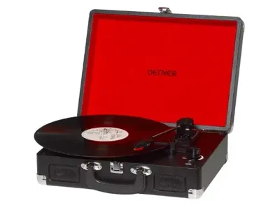 Denver VPL-120 USB-platenspeler Zwart