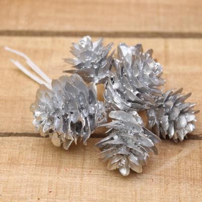 Bonbon doosjes - Chocolade doosje - Zilver dennenappel - 30 stuks