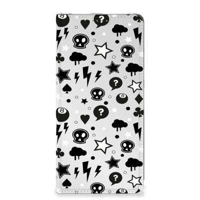 Mobiel BookCase Google Pixel 8 Pro Silver Punk Mobiel BookCase Google Pixel 8 Pro Silver Punk