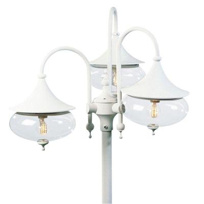 KonstSmide Klassieke lantaarnkapLibra 3-lichts wit - 621-250