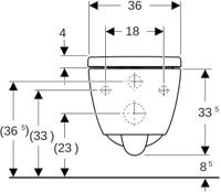Geberit iCon Wandclosetset - 53x35cm - diepspoel - rimless - TurboFlush - softclose en quickrelease zitting - glans wit 503.045.00.1 - thumbnail