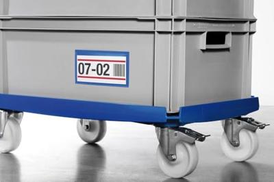 Durable 176207 Etikettentas, zelfklevend Blauw (b x h) 163 mm x 67 mm