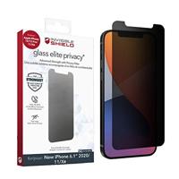 ZAGG InvisibleShield Glass Elite Privacy+ voor de Apple iPhone 12/12 Pro/11/XR (scherm) - Anti-verblinding, slagbescherming, veegvrij, krasbestendig, eenvoudige toepassing - thumbnail