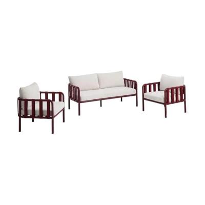 Kave Home Omala loungeset Burgundy