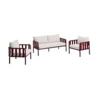 Kave Home Omala loungeset Burgundy - thumbnail