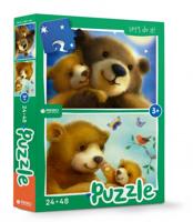 Rebo legpuzzel 24 + 48 stukjes - Bear fa - thumbnail