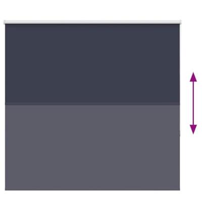 Rolgordijn verduisterend 155x150 cm stofbreedte 151,6 cm blauw