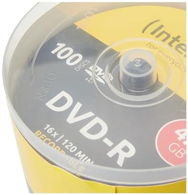 Intenso 4101156 DVD-R disc 4.7 GB 100 stuk(s) Spindel