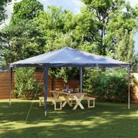 Partytent 4x4 m blauw - thumbnail