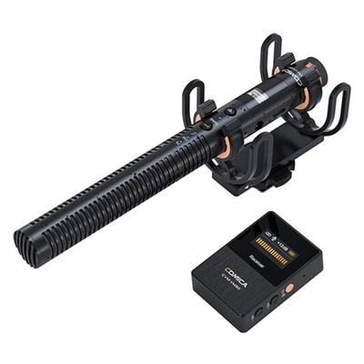 Comica Draadloze cardioïde condensor shotgun microfoon