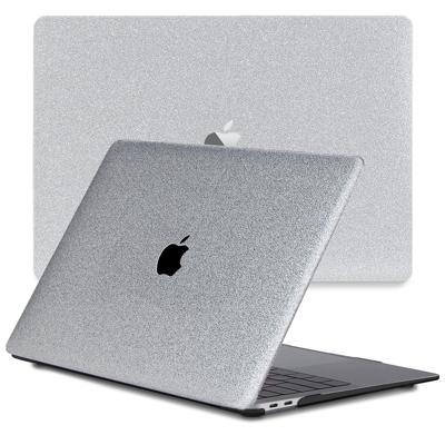 Lunso MacBook Air 13 inch M1 (2020) cover hoes - case - Glitter Zilver