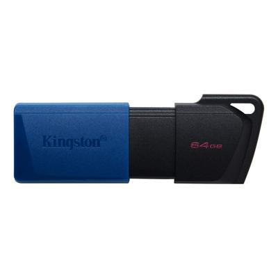 Kingston datatraveler exodia m 64 gb usb-stick (blauw/zwart, usb-a 3.2 gen 1)