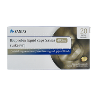 Ibuprofen liquid 400mg suikervrij 20 Capsules - thumbnail