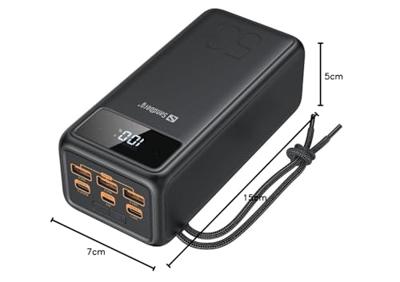 Sandberg 420-75 powerbank Lithium-Ion (Li-Ion) 50000 mAh Zwart Sandberg 420-75 powerbank Lithium-Ion (Li-Ion) 50000 mAh Zwart