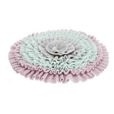 TRIXIE JUNIOR SNUFFELMAT ZACHT ROZE / MINTGROEN / GRIJS