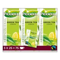 Thee Pickwick Fair Trade green lemon 25x1.5gr | 3 stuks - thumbnail