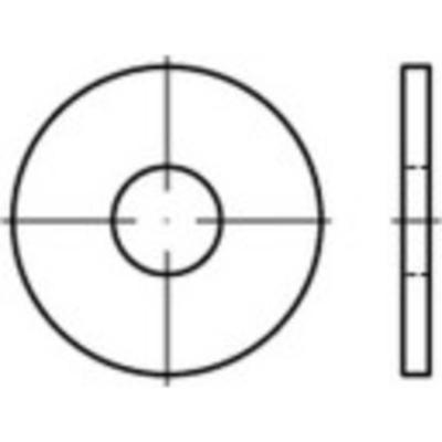 Onderlegring 17 mm 50 mm RVS A4 100 stuk(s) TOOLCRAFT 1069030