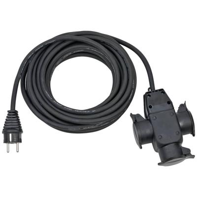 Brennenstuhl 1167810301 power uitbreiding 10 m 3 AC-uitgang(en) Buiten Zwart