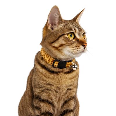 Nobleza Kattenhalsband beige - Panterprint Nobleza Kattenhalsband beige - Panterprint