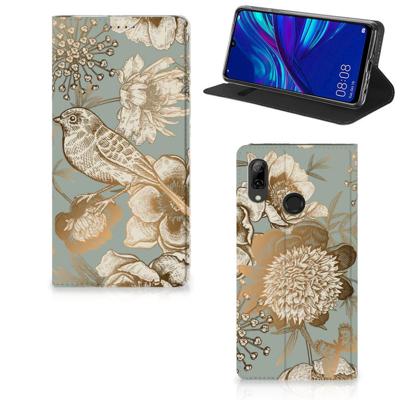 Smart Cover voor Huawei P Smart (2019) Vintage Bird Flowers Smart Cover voor Huawei P Smart (2019) Vintage Bird Flowers