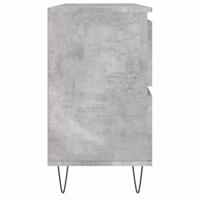 Badkamerkast 80x33x60 cm bewerkt hout betongrijs - thumbnail