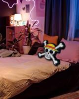One Piece Pillow Jolly Roger 33 cm - thumbnail