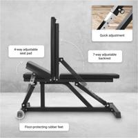 Multifunctionele Fitnessbank Zwart - thumbnail