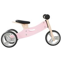 Loopfiets voor kinderen 2-in-1 roze - thumbnail