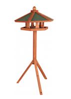 TRIXIE NATURA VOEDERHUIS MET STANDAARD BRUIN 65X65X46 CM / 145 CM - thumbnail