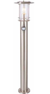 Brilliant RVS staande lampYork met sensor - 44799/82