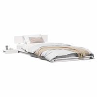 Bedframe Wit 80 x 200 cm Hout - thumbnail