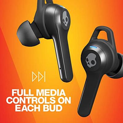 Skullcandy Indy Fuel True Wireless Oordopjes, IP55 Zweet, Water en Stofbestendig, Tot wel 30 Uur Totale Batterijduur - Black