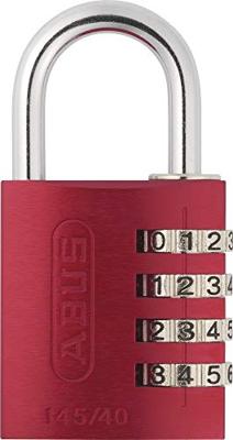 ABUS ABVS48813 Hangslot 41.5 mm Rood Cijferslot