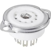 120561 Buisfitting 1 stuk(s) Aantal polen: 9 Fitting: Noval Montagewijze: Chassis Materiaal:Keramiek - thumbnail