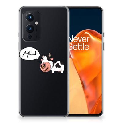 OnePlus 9 Telefoonhoesje met Naam Cow OnePlus 9 Telefoonhoesje met Naam Cow
