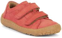 Barefootschoenen met klittenband voor meisjes BAREFOOT BASE FRODDO koraal - thumbnail