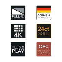 Oehlbach: Flat Style One DVB-T2 HD Antenne - Zwart - thumbnail