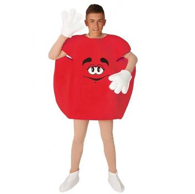 M&M Kostuum Volwassenen Rood