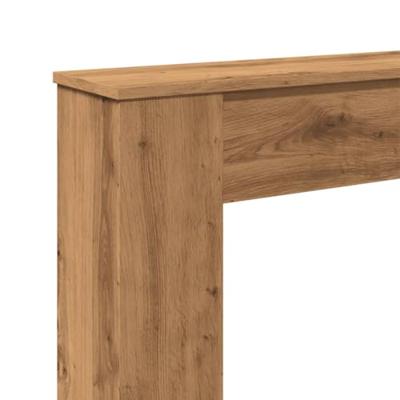 Haardombouw 100x20x100 cm bewerkt hout artisanaal eikenkleurig