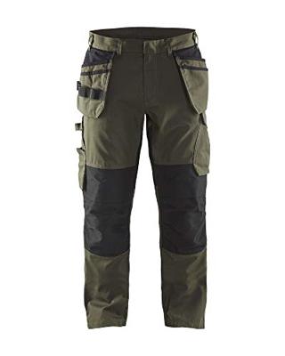 Blåkläder Service werkbroek met stretch en spijkerzakken 14961330 | Groen/Zwart | Maat 62 - 7330509547854 Blåkläder Service werkbroek met stretch en spijkerzakken 14961330 | Groen/Zwart | Maat 62 - 7330509547854