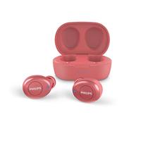 Philips Audio T2205RD/00 In-Ear Oordopjes met Microfoon, Volledig Draadloze Oordopjes (Bluetooth, Spraakassistent, Lange Afspeeltijd, Spatwaterbestendig IPX4, Superklein Oplaadetui) Rood, 2020/2021 Model, Een maat - thumbnail