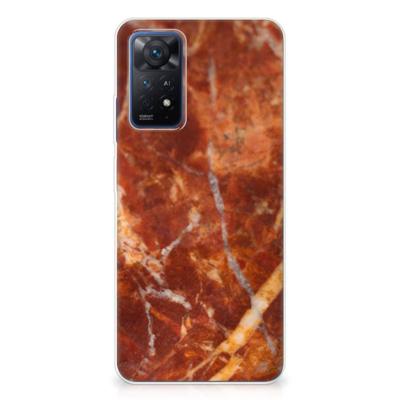 Xiaomi Redmi Note 11 Pro 5G | TPU | Siliconen hoesje | Marmer Bruin